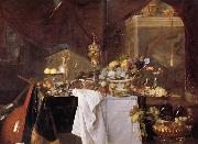 Jan Davidsz. de Heem Fruits et vaisselle:un dessert USA oil painting artist